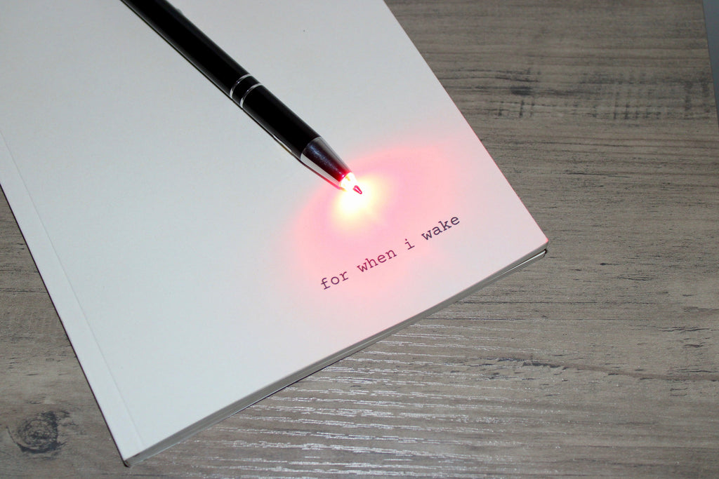 for when i wake - Nighttime Journal and Red Light Pen (Founders Edition)