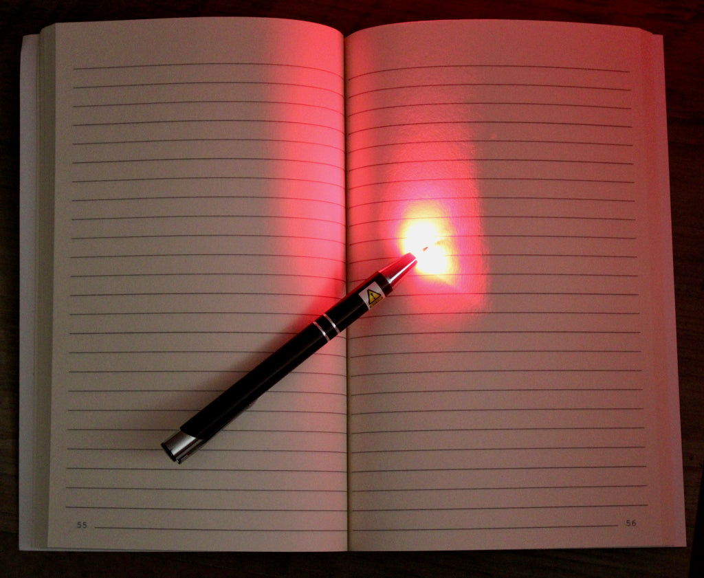 for when i wake - Nighttime Journal and Red Light Pen