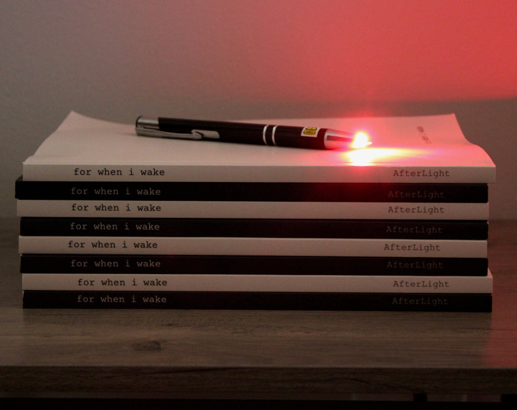 for when i wake - Nighttime Journal and Red Light Pen
