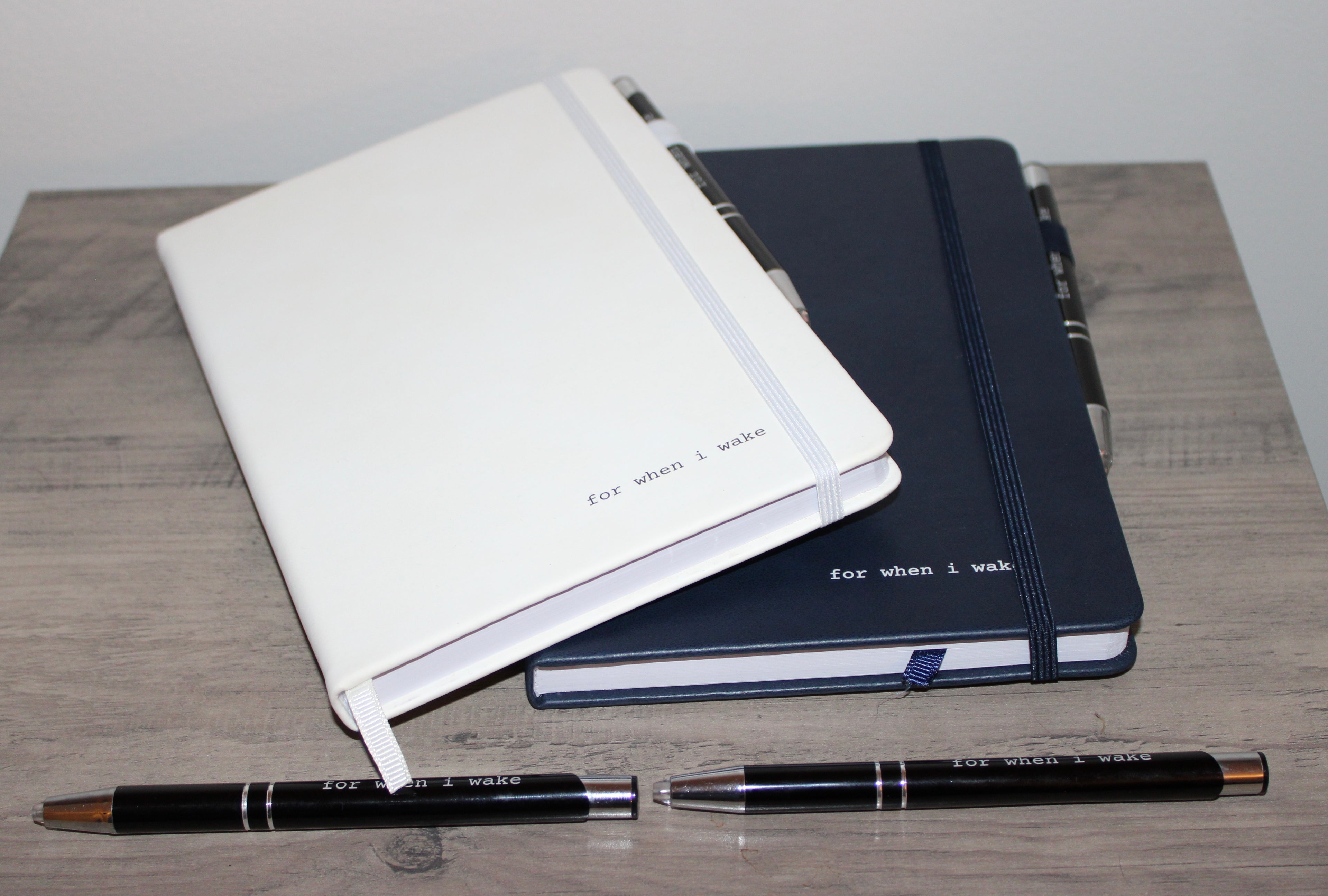for when i wake - Nighttime Journal and Red Light Pen (2 pack)