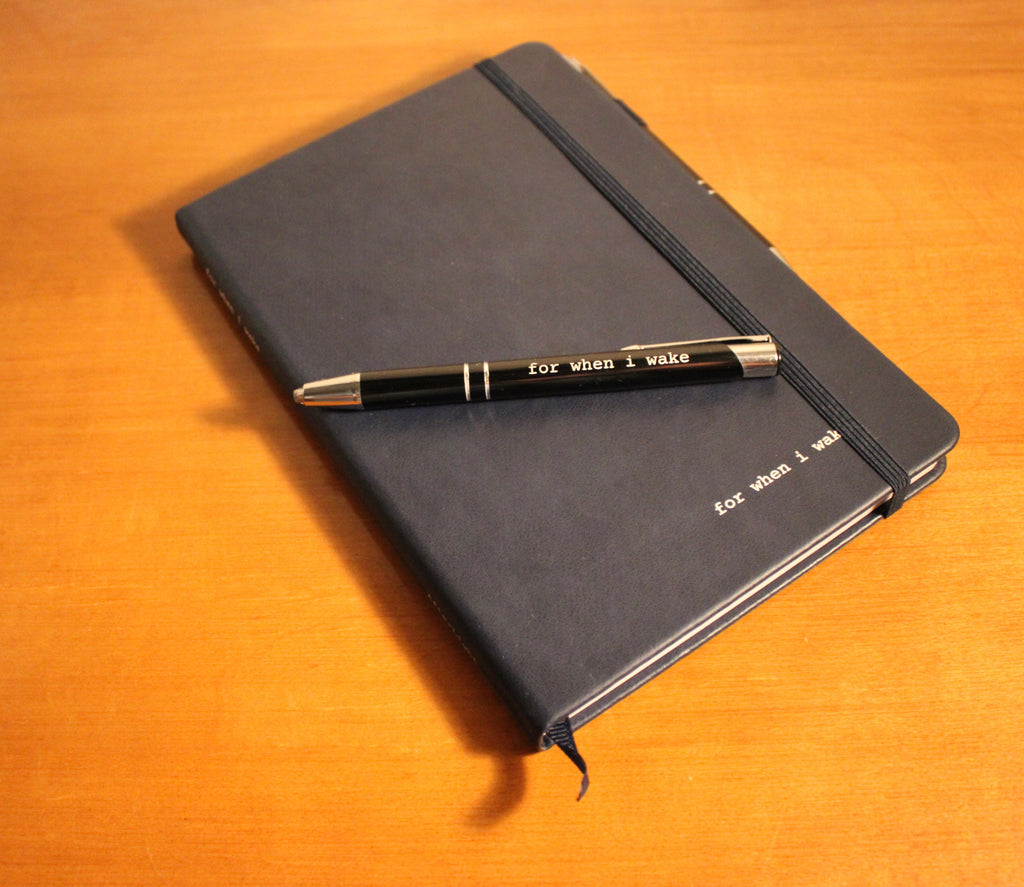 for when i wake - Nighttime Journal (Navy)